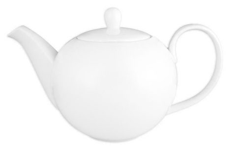 TEAPOT - 1Litre  WHITE NEW BONE CHINA - WILKIE BROS