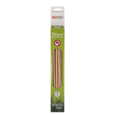 MOZZIE STICKS - CITRONELLA/SANDALWOOD - 10 PACK