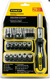 RATCHET SCREWDRIVER SET - 29 PIECE - STANLEY