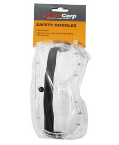 SAFETY GOGGLES - ALL PURPOSE - DIRECT VENT - SAFECORP