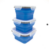 POP UP FOOD CONTAINERS - 3 PIECE SET  - LIGHTWEIGHT