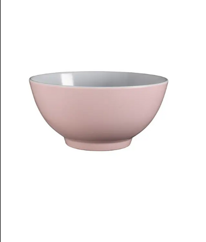 BOWL - PASTEL PINK 2 TONE BOWL - 15CM - SERRONI