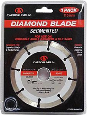 CUTTING WHEEL - DIAMOND SEGMENTED  - 115x22x20mm