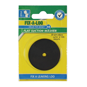 TOILET CISTERN WASHER - FLAT SUCTION - FOR Ä" VALVES
