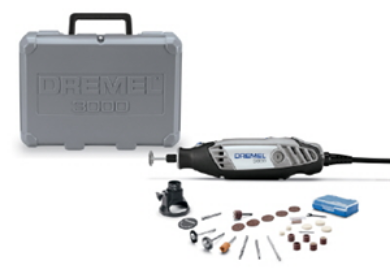 DREMEL ROTARY TOOL 3000 KIT - WITH 26 ACCESSORIES - CARRY CASE INCLUDED