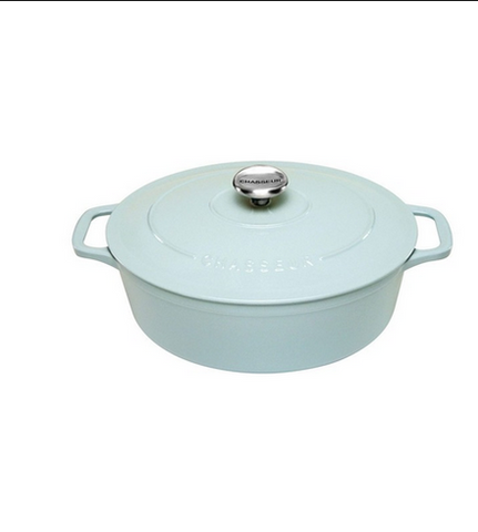 27CM/4L OVAL  OVEN -  DE BLUE -   CHASSEUR - MADE IN FRANCE