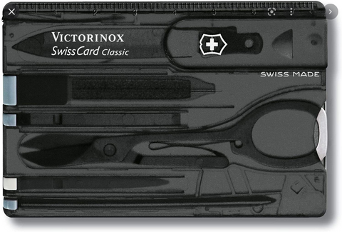 SWISS CARD -  SMOKIE BLACK - VICTORINOX