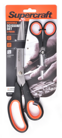 SCISSORS - 2 PIECE STAINLESS STEEL - SUPERCRAFT