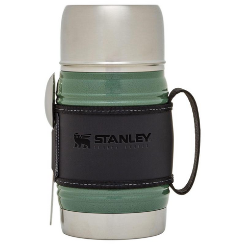 STANLEY THERMAL FOOD JAR - 0.5 LITRE STANLEY QUADVAC -  GREEN HAMMERTONE