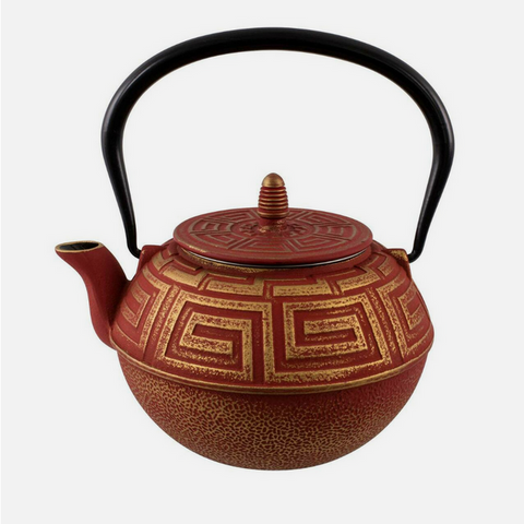 MAJESTIC TEAPOT - RED/GOLD - 1.2 Litre - AVANTI