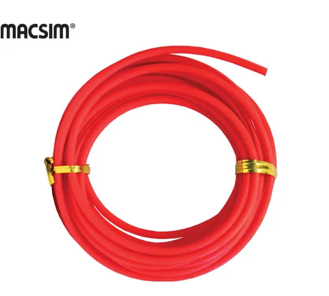 WALL PLUGS - RED SPAGHETTI -  5 METRE ROLL - MACSIM