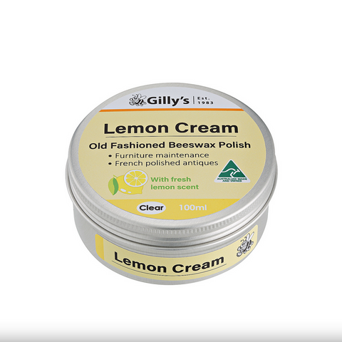 POLISH -  LEMON SCENTED FURNITURE CREAM
