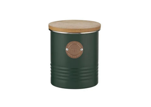 CANISTER - SUGAR -  1 LITRE - GREEN - TYPHOON LIVING