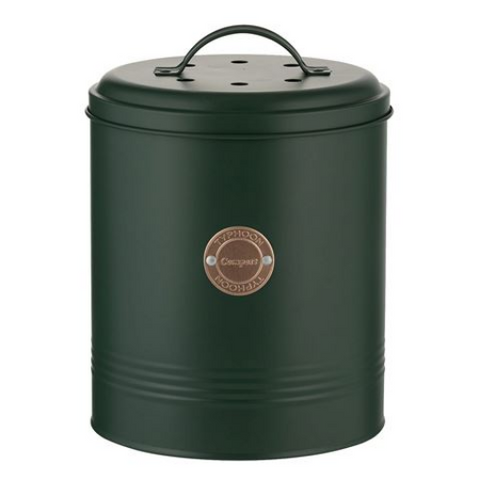 COMPOST CADDY- 2.5 LITRE - GREEN - TYPHOON