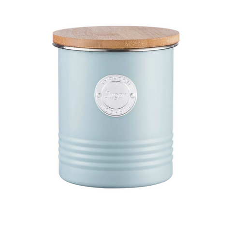 CANISTER - SUGAR  -  1 LITRE - BLUE - TYPHOON LIVING