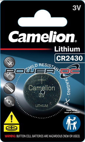 CR2430 - LITHIUM BATTERY  - CAMELION