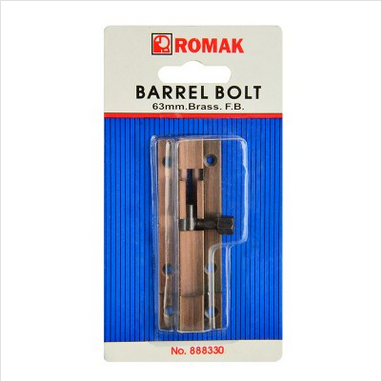 BARREL BOLT - 51x25mm - FLORENTINE BRONZE