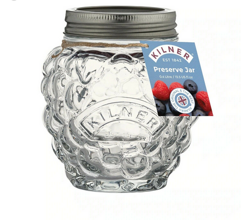 PRESERVING JAR   -  400ML BERRY FRUIT PRESERVING JAR - KILNER