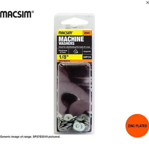 MACHINE WASHER -  ZP -  1/4 -  Pk45