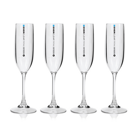TRITAN   CHAMPAGNE FLUTE -  145ML - 4 PACK