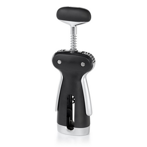 CORKSCREW - STEEL WITH REMOVEABLE CUTTER - OXO