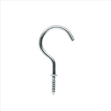 HOOK - SHOULDERED CUP HOOK - ZINC PLATED  - 69mm - Each