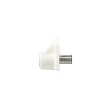 SHELF SUPPORTS - WHITE PLASTIC  - 5mm
