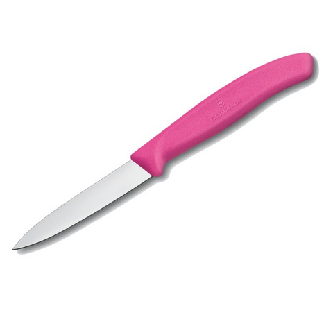 KNIFE - TOMATO 8CM  POINTED - PINK - VICTORINOX