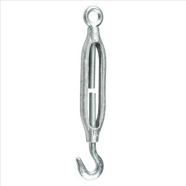 TURNBUCKLE - HOOK & EYE - 8mm GALVANISED - ROMAK