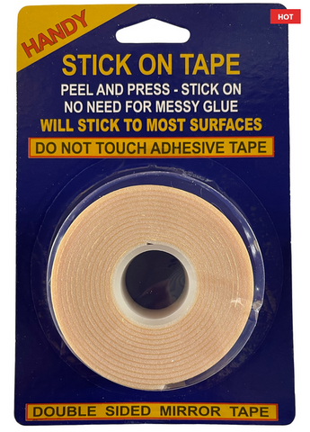 MOUNTING TAPE - DOUBLE SIDED FOAM MOUNTING TAPE  - 2 x 24mm x 2 METRES - HANDY