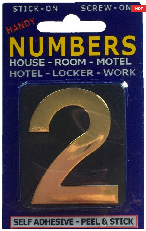 NUMBERS - NO. 2 - ADHESIVE – Blue Mountains Camping