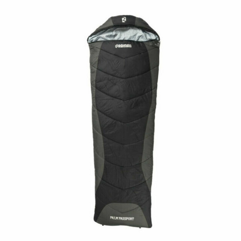 SLEEPING BAG - PALM PASSPORT - BLACK & CHARCOAL -   -5deg C