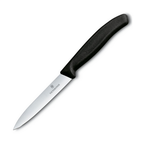 KNIFE - VEGETABLE KNIFE 10CM - BLACK - VICTORINOX
