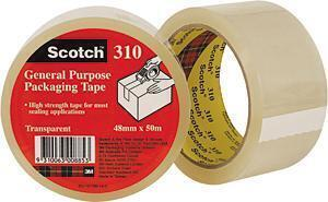 PACKAGING TAPE - CLEAR -  48mm x 50m - 3M