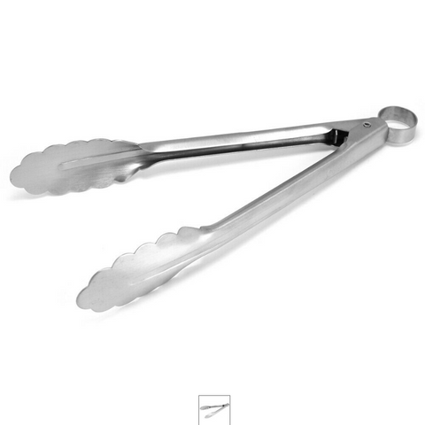 TONGS -  HEAVY DUTY -  STAINLESS STEEL - 30CM - LOCKABLE - CUISIPRO