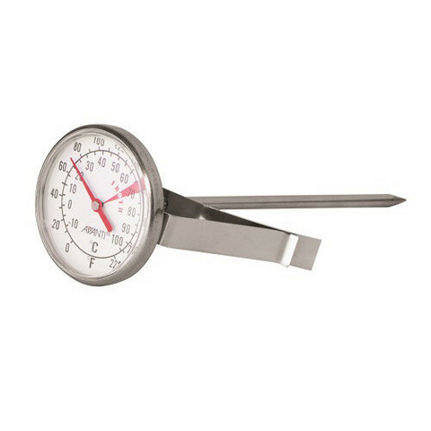 THERMOMETER  - FROTHING - LARGE -  4CM STAINLESS STEEL - AVANTI -