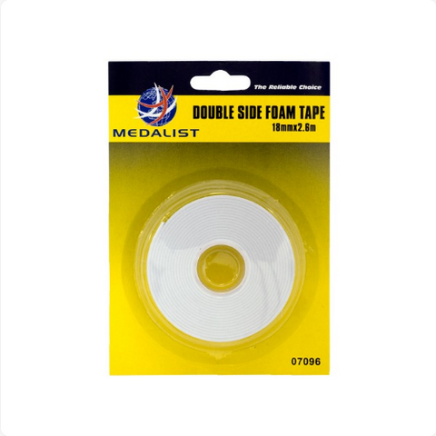 MOUNTING TAPE - DOUBLE SIDED  - INDOOR - 2.6 METRES x 18mm