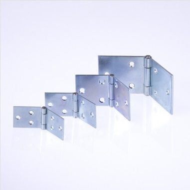 BACK FLAP HINGE - 32x82mm - ZP - FIXED PIN - 2 PACK