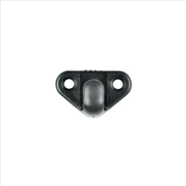 LASHING HOOKS - 8mm - BLACK PLASTIC - 4 PACK