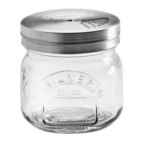 SHAKER - JAR WITH SHAKER LID - KILNER - 250ML