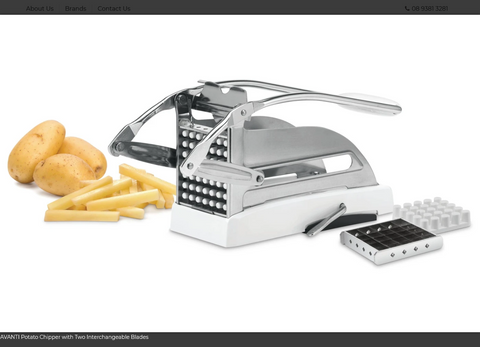 POTATO CHIPPER - WITH 2 BLADES - AVANTI