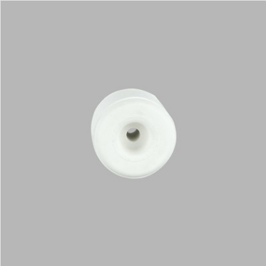DOOR STOP  - ROUND - WHITE RUBBER - 22 x 28mm