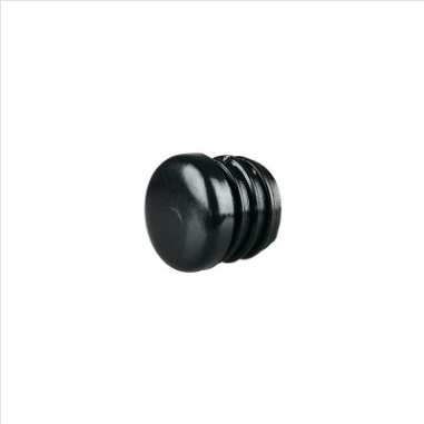 CHAIR TIPS - INTERNAL ROUND PLASTIC - BLACK - 25mm - 4 PACK