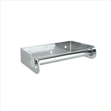 TOILET ROLL HOLDER - CHROME PLATED STEEL