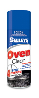 OVEN CLEANER -  4 MINUTE - SELLEYS - 350g