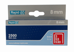 STAPLES - 8mm - RAPID - BOX OF 2500
