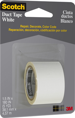 CLOTH/DUCT TAPE - WHITE - 38.1mm x 4.31m