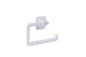 TOILET ROLL HOLDER - SELF ADHESIVE - WHITE