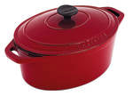 27CM/3.6L OVAL FRENCH OVEN -  FEDERATION RED   -LE CHASSEUR