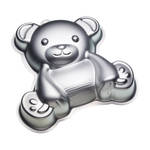 CAKE TIN  - TEDDY BEAR SHAPED